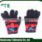 jacquard five finger gloves