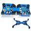USB foldable electric laptop cooling pad for 7-14 inch laptop