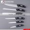 9 pcs bakelite handle kitchen knife set with wooden block