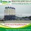 HZS120 belt conveyor type concrete mixing plant