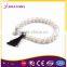 Strict Quality Control Factory Black Agate Tridacna Stone Popular Jewelry Bracelet