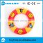 customised CMYK pvc inflatable baby swimming ring, promotional water sports ring float, beach water toy