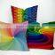 2016 latest design throw pillow cover colour pen painting design backrest pillow cover