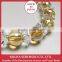 Golden aura 6mm gems With facetted crystals, all types of beads, women bracelet, beads, Japanese bracelete, golden aura