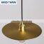 Modern Copper Chandelier Brass Hanging Pendant Lighting