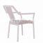 Kinked Iron Frame Dinning Chair With PU High Bouncy Sponge and Iron Legs