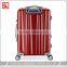 custom made plastic travel case suitcase , best quality luggage for travel