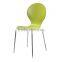 Colorful Wooden Seat Restaurant Furniture Restaurant Chair Cheap with Tube Legs