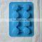 8 hole cute cartoon shaped silicone chocolate molds