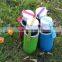 Promotional Gift Mineral Water Bottle with Colorful Cupcoat Borosilicate Glass Bottle Water Private Label