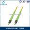 Hot sale single mode armored 2 core ftth fiber optic LC patch cord