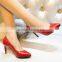 Women Dress High Heel Shoes Fashion Ladies Shoes Leather Shoes CP6665