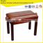 high quality adjustable wooden piano bench