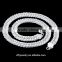 Alibaba High quality 6mm 8mm 10mm Men's Big chain 925 sterling silver necklace, curb silver necklace