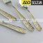 Made in china! silver plated brass tableware gold cutlery