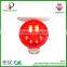 solar magnetic portable led road safety flashing light