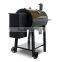 Electirc Barrel Wood Pellet Charcoal Smoker BBQ Barbecue Grills with Porcelain Enameled Cooking Grid