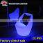 Wedding party shining modern cheap plastic LED shining chair