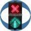 Driveway bicolor led traffic signal lamp