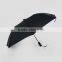 cheap auto open black telescopic umbrella
