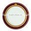 wholesale bone china dinner plates/white and gold plates/ceramics gift plate