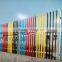 D and W pvc palisade fencing system