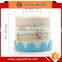 household round tissue box container with lace decor