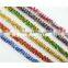 children's educational toys 6mm*12" metallic two color chenille stem diy toys