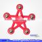 2017 rgknse supply New coming factory price fidget spinner toy colorful Five-pointed star shape anti stress toy