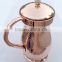 LATEST 100% SOLID COPPER WATER PITCHER, HAMMERED COPPER WATER POT, INDIAN MANUFACTURER OF 100% COPPER WATER JUG