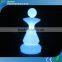 Computer Control Party Decorative Chess RGB Colors Illuminated LED Light Pawn
