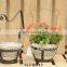 Home decorate wicker vase & flower basket