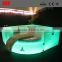 New design luxury Circle shape hotel bed with LED lighting