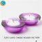 Crystal decorative glass jar with scented candle