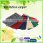 Cheap PP Polyester Ribbed Exhibition Carpet With Foam Backing