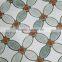 MM-CV289 chinese carrara natural stone white marble flower pattern mosaic tile