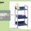 Durable adjustable book display stand, storage rack, metal magazine shelf