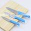 Blue Handle Stainless Steel Kitchen Knives Set