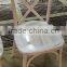 cross back chairs wooden banquet rental wedding chair
