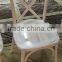 high back chair wooden cross back dining chairs