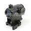 Compact red/green dot sight with elevated quick release mount