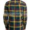 new design long sleeves plaid 100% cotton shirts for man