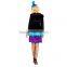 Crazy hat Halloween magician Tuxedo Stage costume party