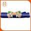 Women Ladies Girls Glitter Elastic Belt with Rhinestone Bowknot Buckle