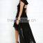 Romantic Encounter Black High-Low Dress
