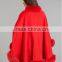 2017 New Product Noble Cape Brand Name shawl Hand Made Wholesale Cashmere And Fox Fur Trim Cape