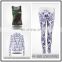 custom crop top/ polyester spandex yoga pants/ women fitness wear 2017