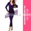 2017 Three Color Women Sexy 2PCS Printed Thermal Underwear