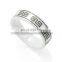 Wholesale  custom white ceramic jewelry ring