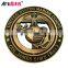 Design your own 3d miraculous plastic antique gold silver bronze blank catholic medal